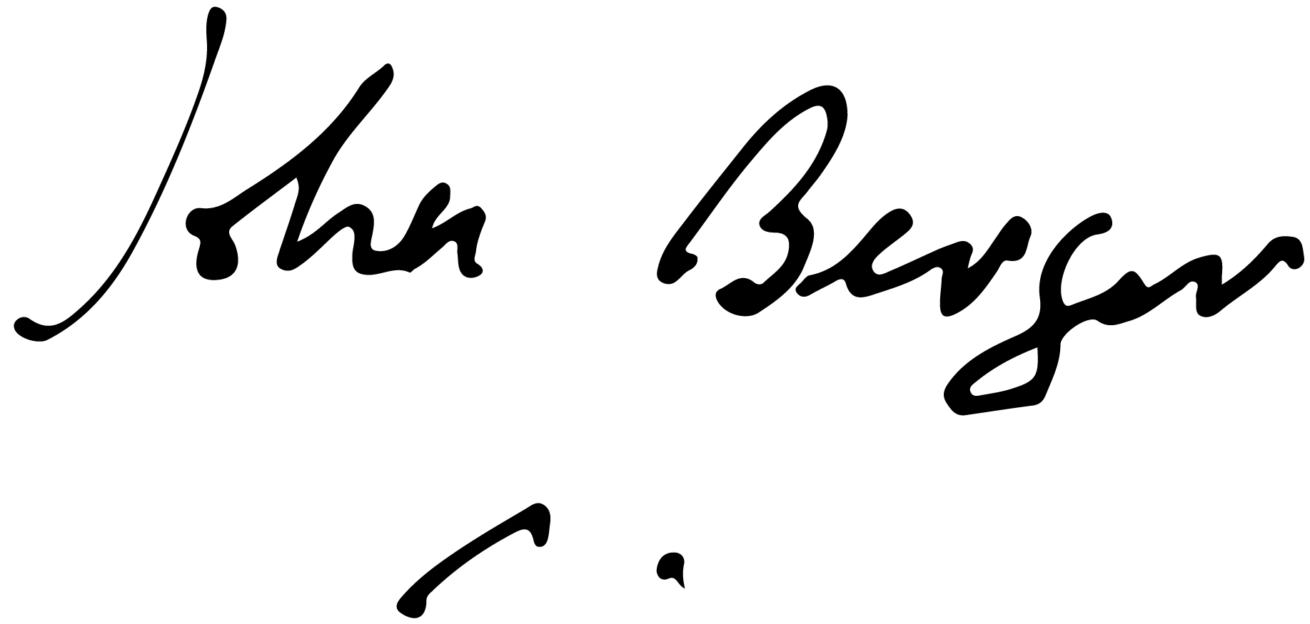 Logo and John Berger signature