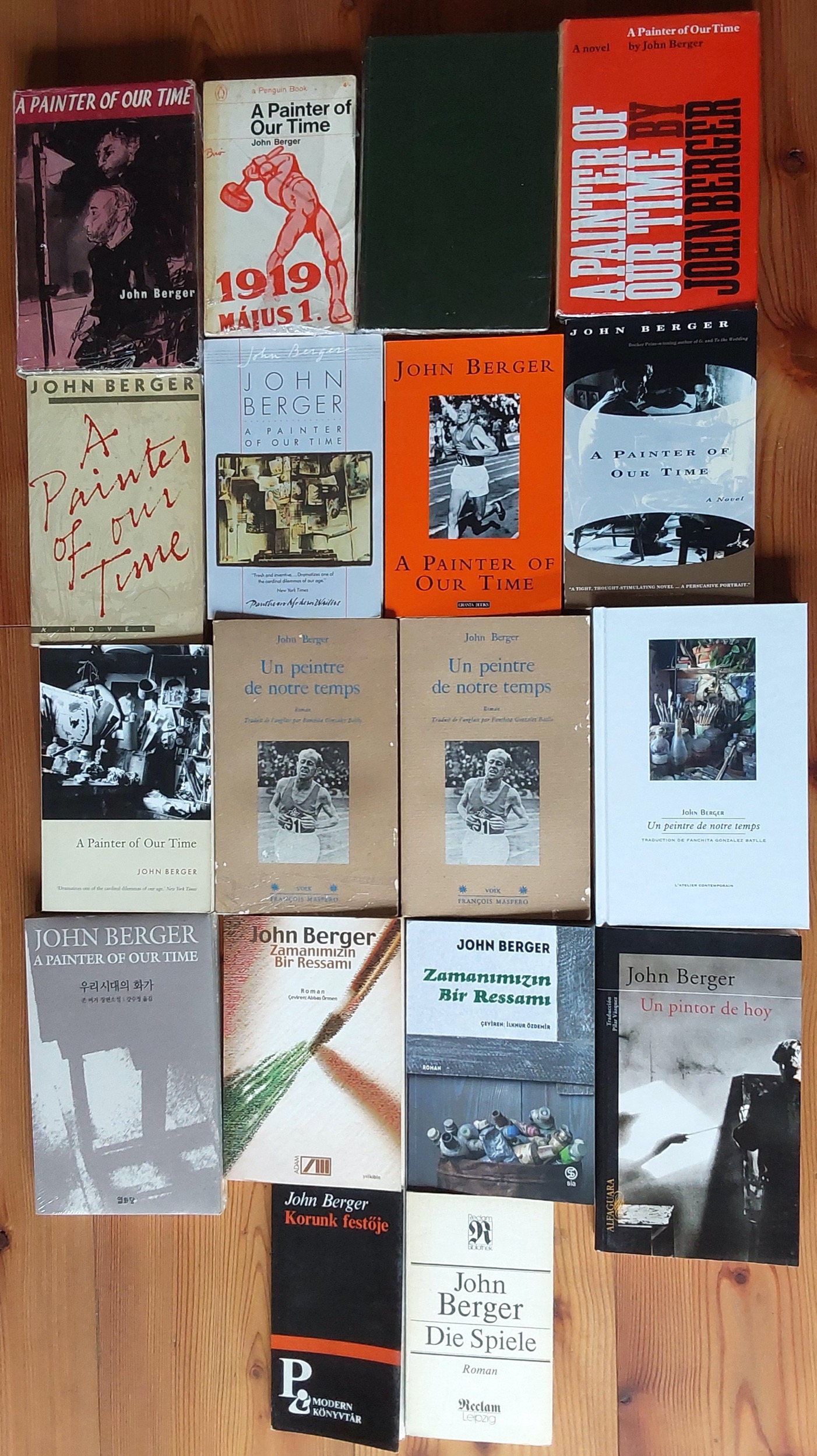 John Berger 1958 A Painter of Our Time - All covers