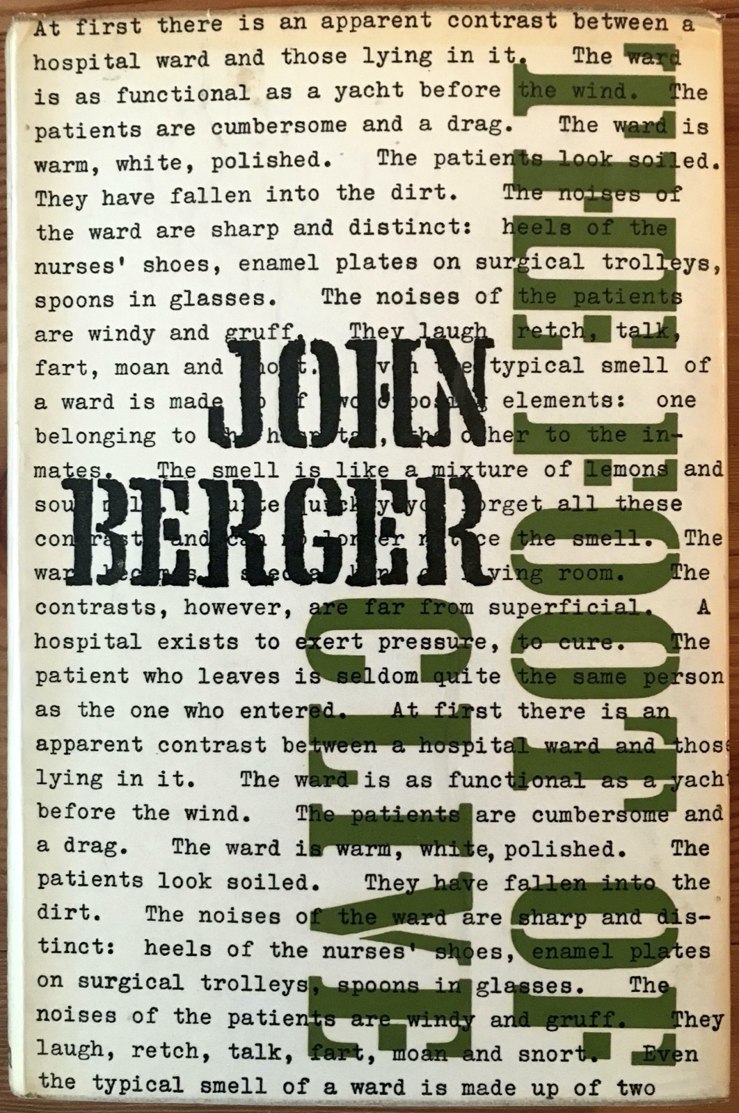John Berger 1962 The Foot of Clive - 1st edition