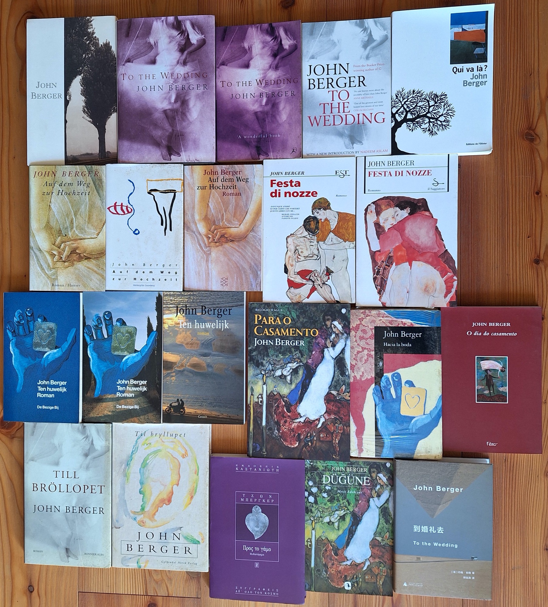 John Berger 1995 To the Wedding - All covers
