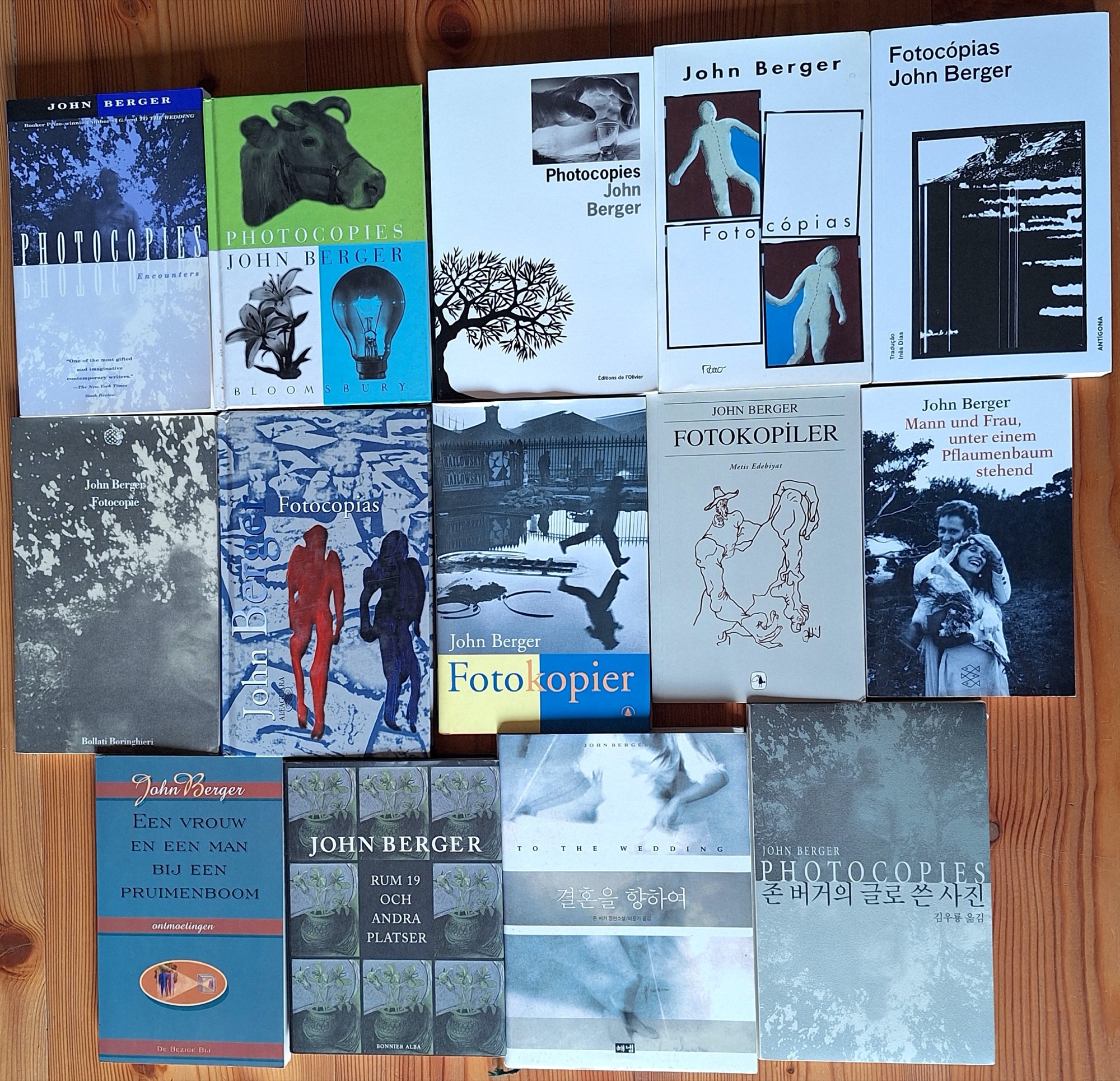 John Berger 1996 Photocopies - All covers