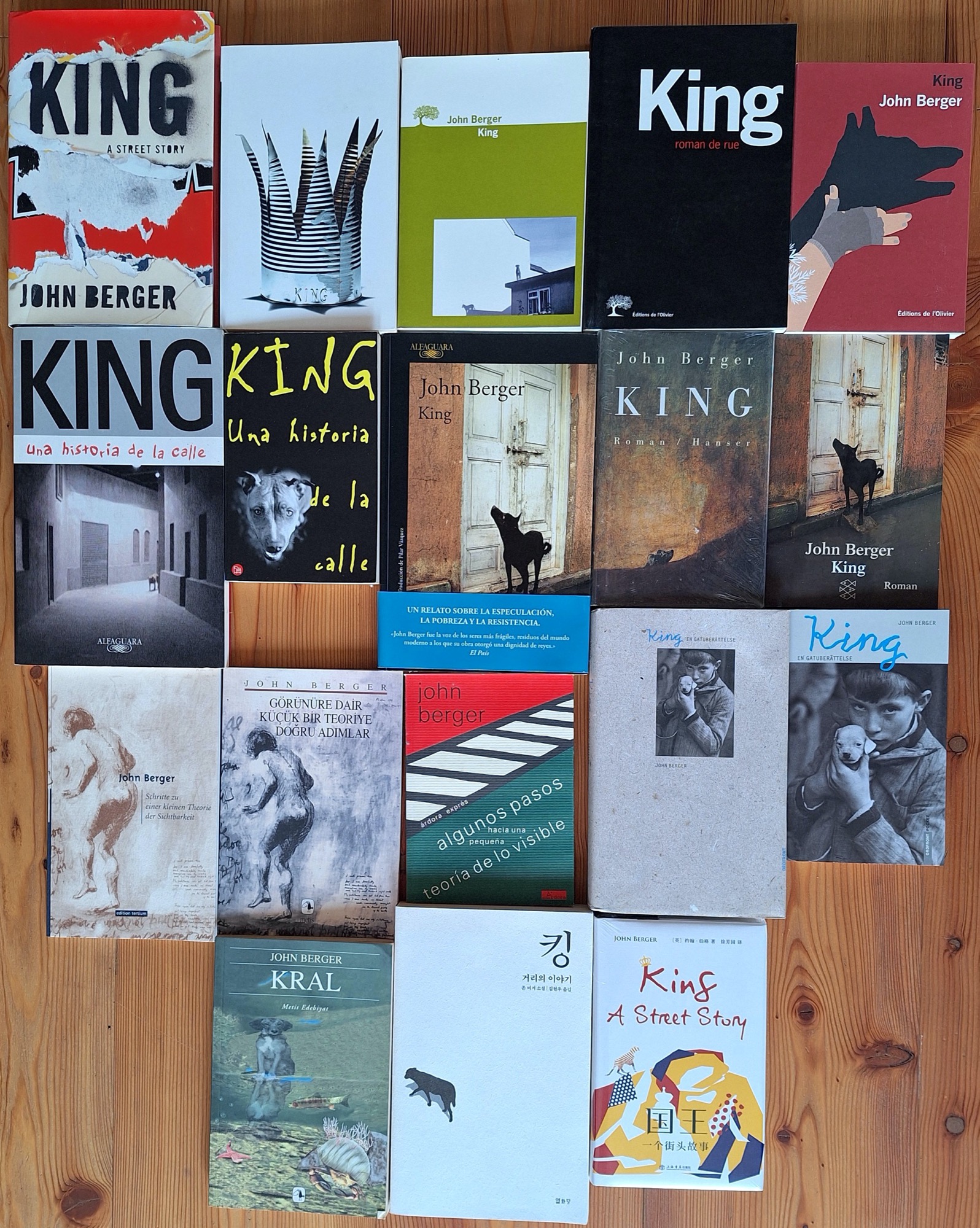 John Berger 1999 King - All covers