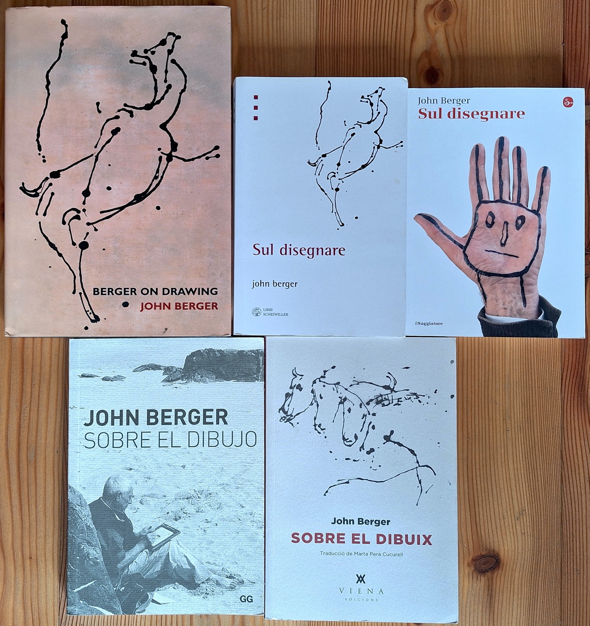 John Berger 2005 Berger on Drawing - All covers