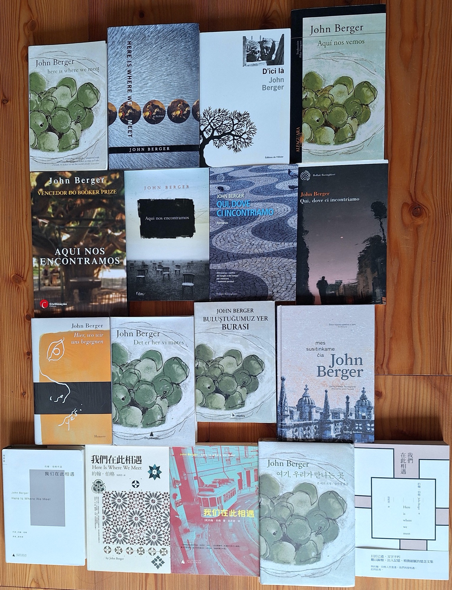 John Berger 2005 Here is Where we Meet - All covers