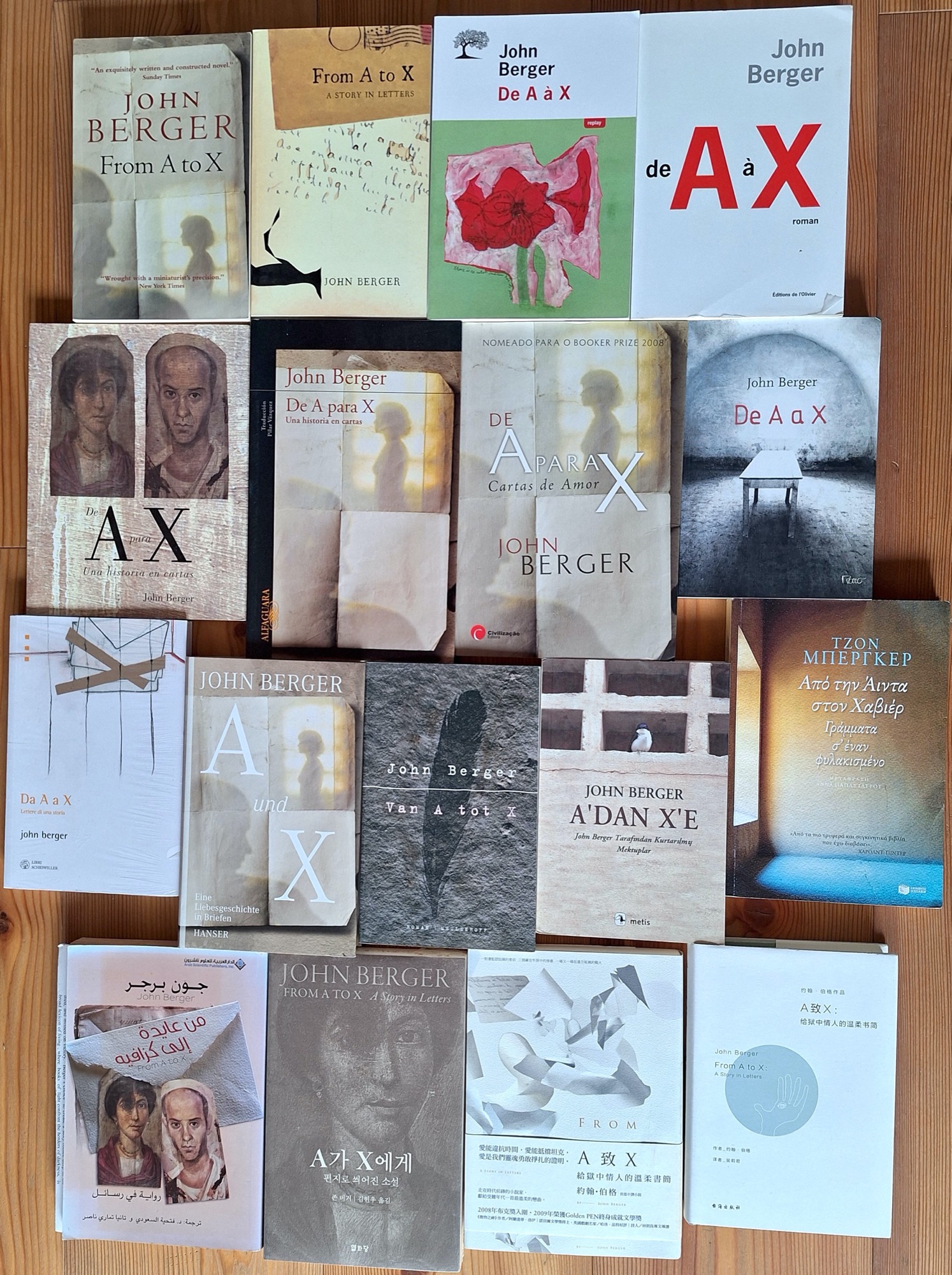 John Berger 2008 From A to X - All covers