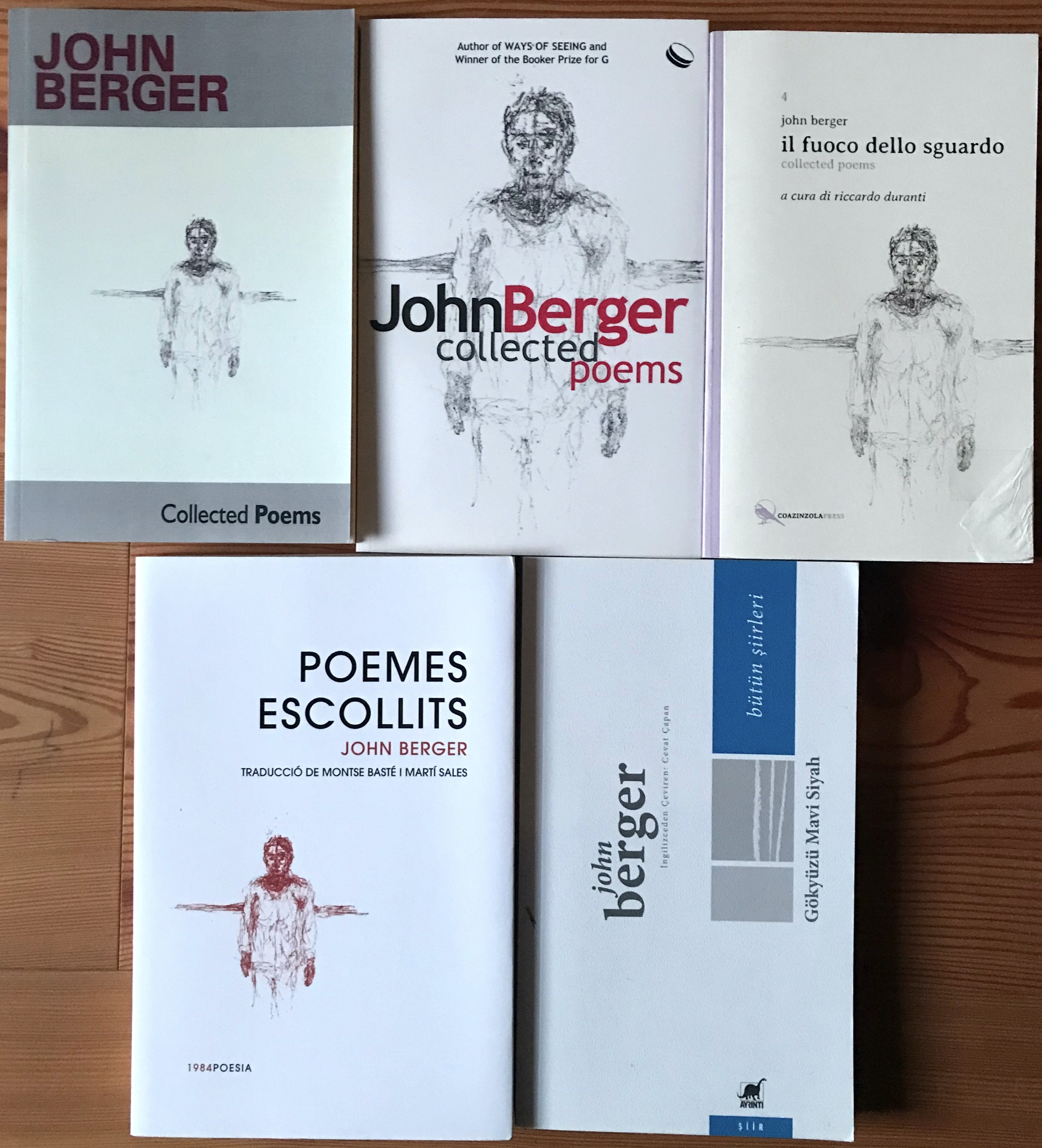 John Berger 2014 Collected Poems - All covers