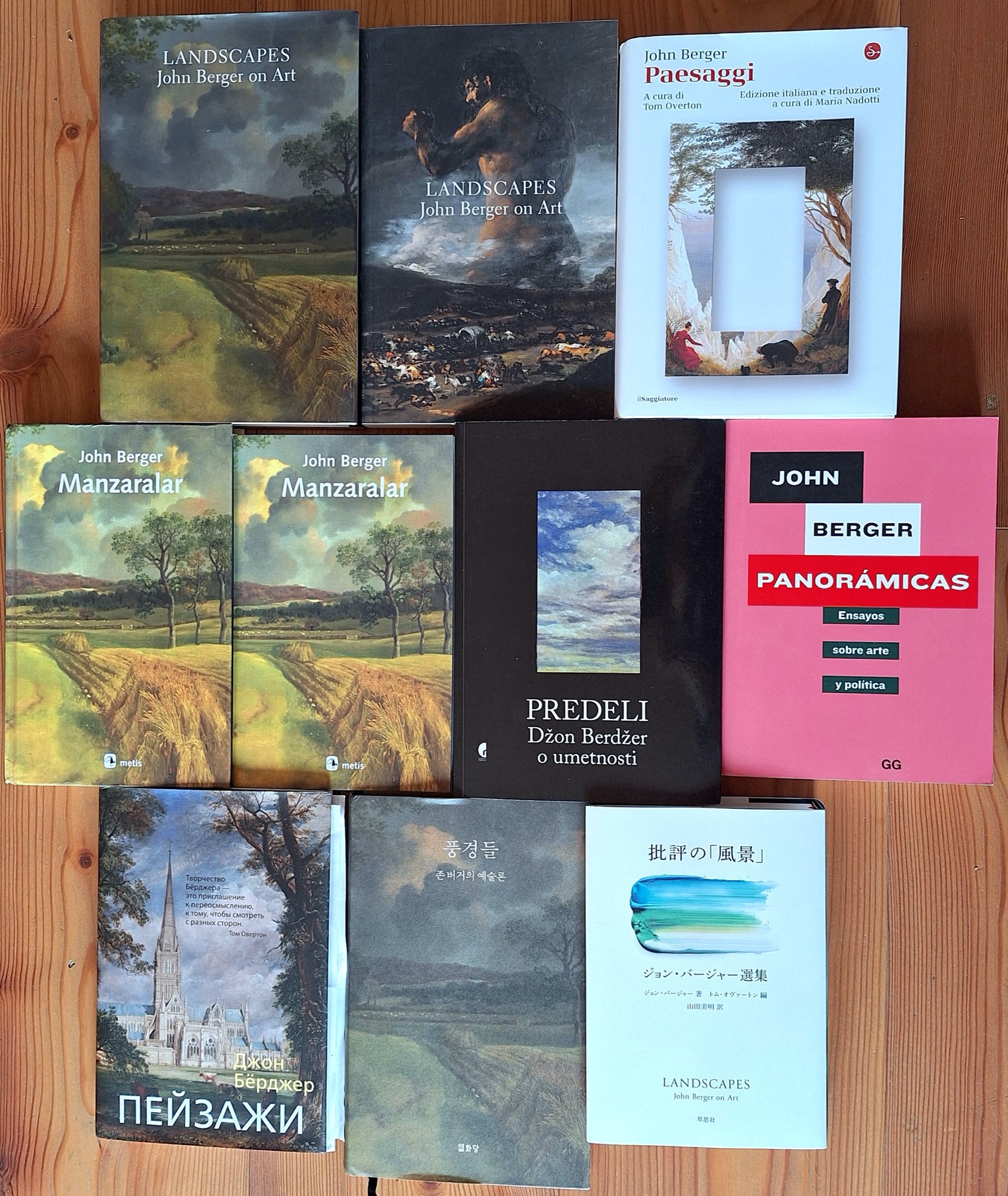 John Berger 2016 Landscapes - All covers