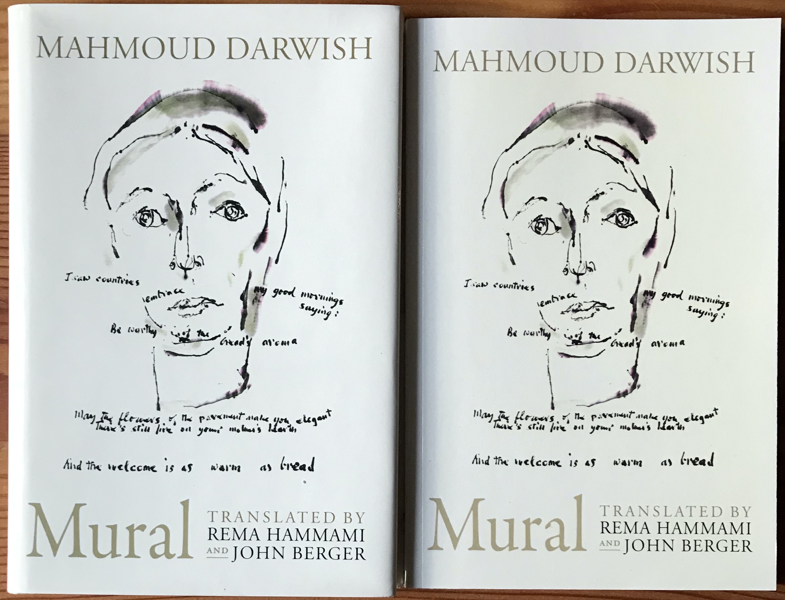 John Berger Translation 2017 DARWISH Mural - All covers