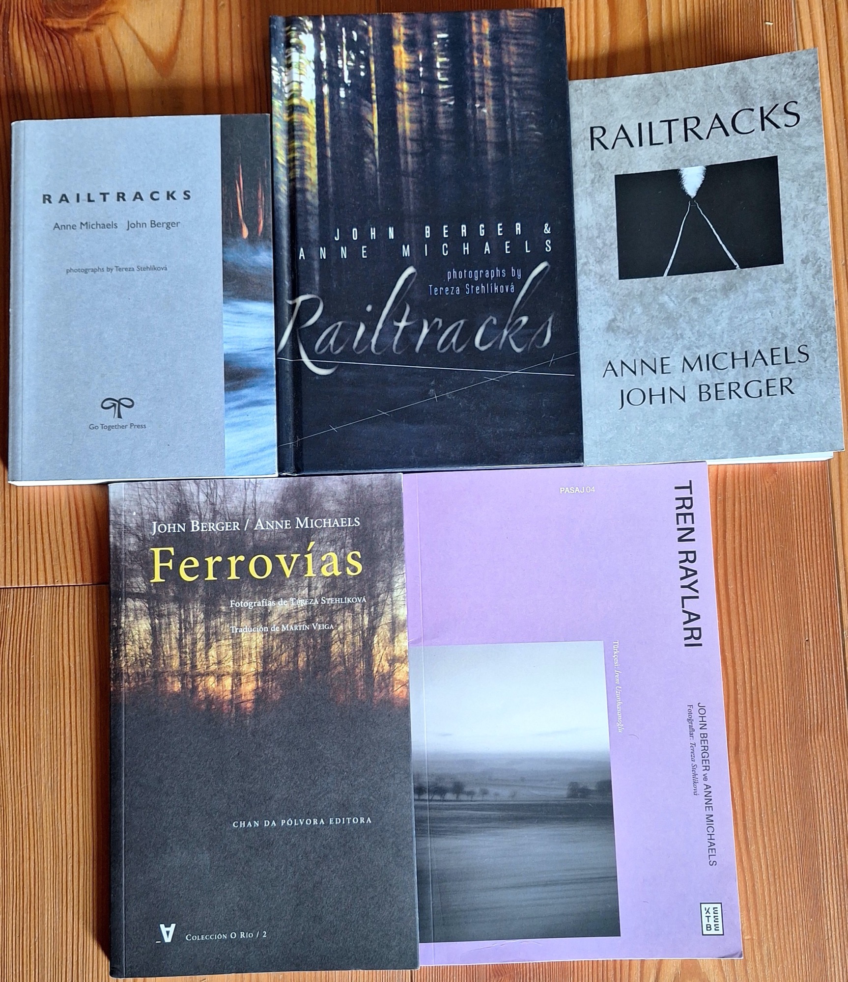 John Berger Anne Michaels 2011 Railtracks - All covers