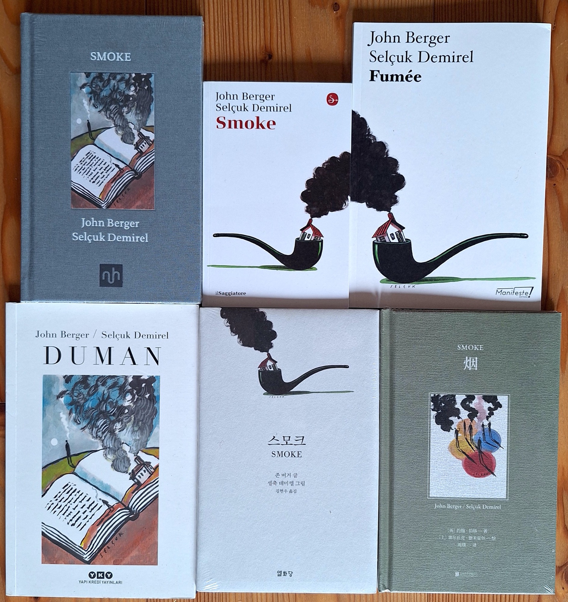 John Berger and Selcuk Demirel 2016 Smoke - All covers
