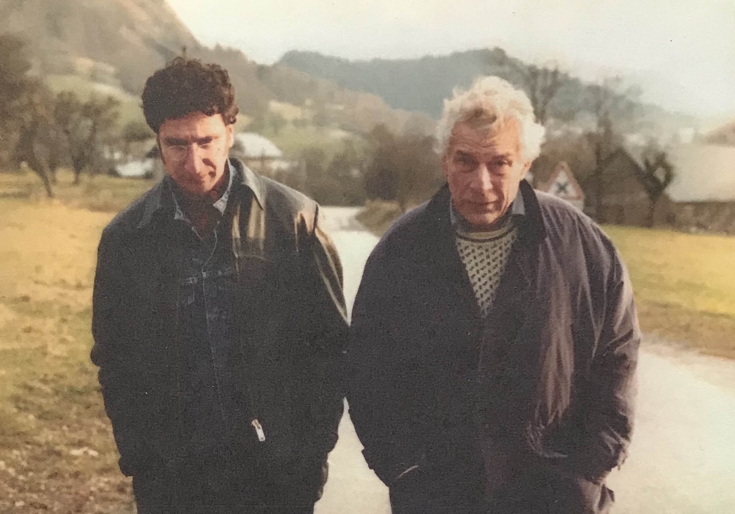 Nikos Papastergiadis John Berger and Me cropped © John Berger Estate