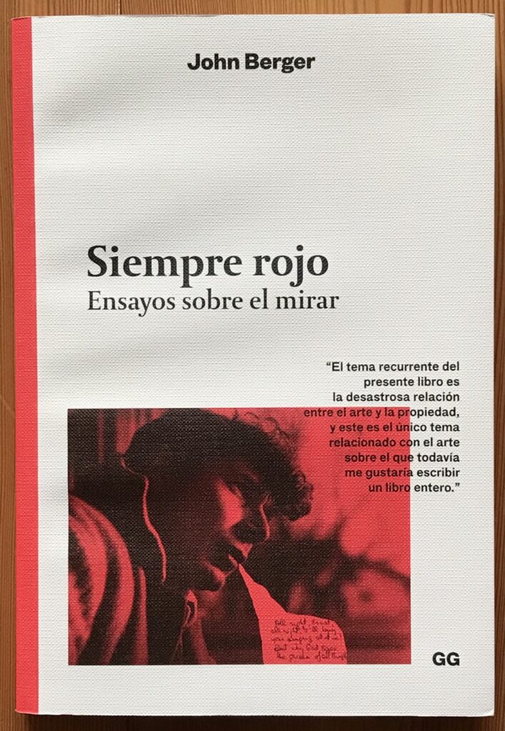 1960 Permanent Red - recent cover © John Berger Estate