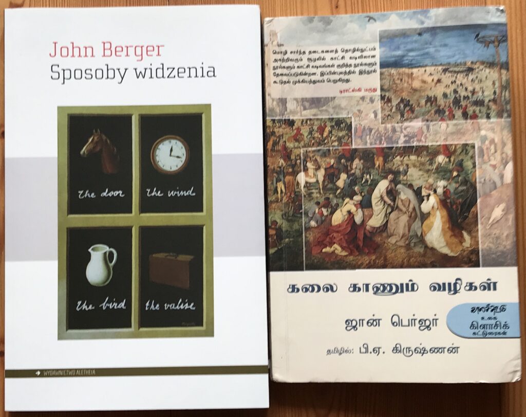 1972 Ways of Seeing - Recent covers © John Berger Estate